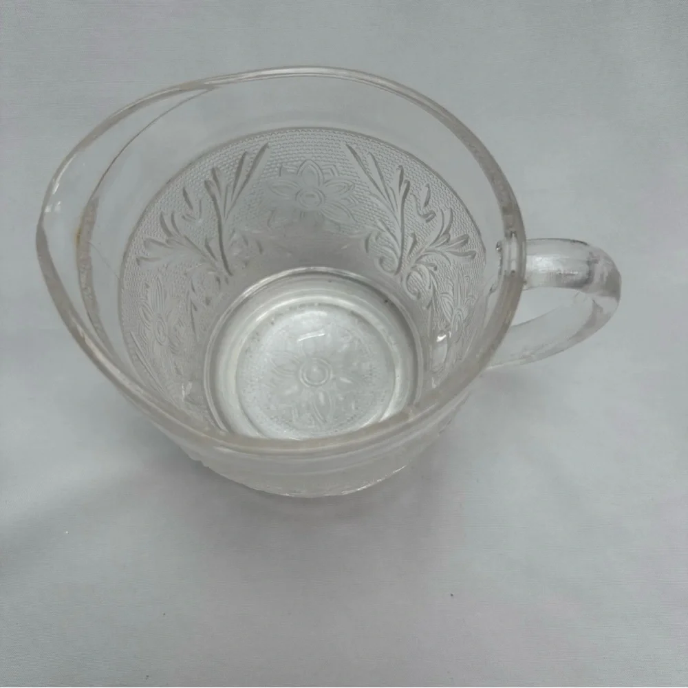 Vintage Anchor Hocking Creamer Clear Class